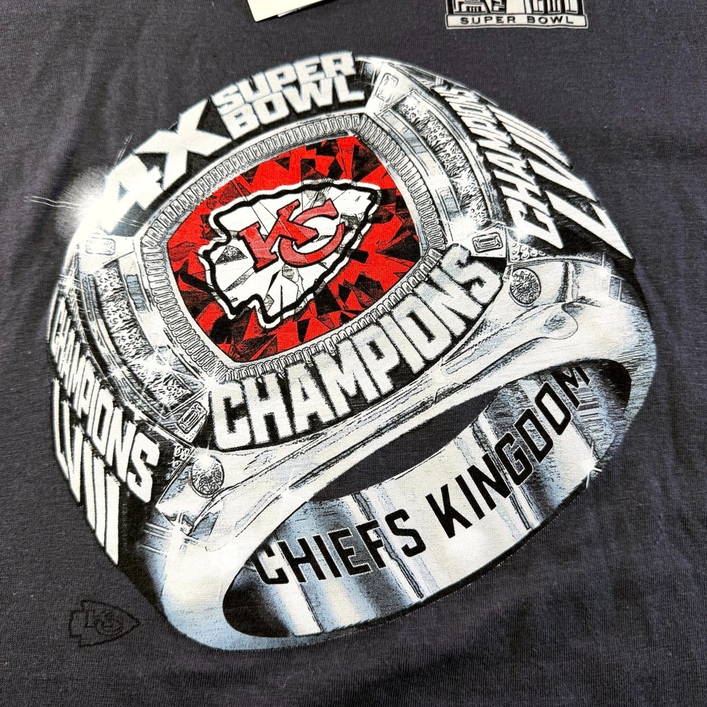 Kansas City Chiefs T Shirt Womens Small Black Nike Anthracite NFL Crew Neck Tee - Picture 2 of 16